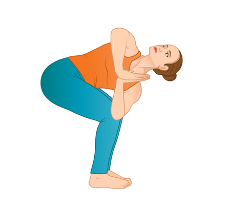Chair Twist Pose (Parivritta Utkatasana) • Yoga Basics