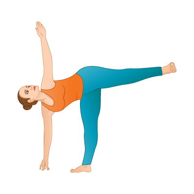 Find Your Balance in Half Moon Yoga Pose - TINT Yoga