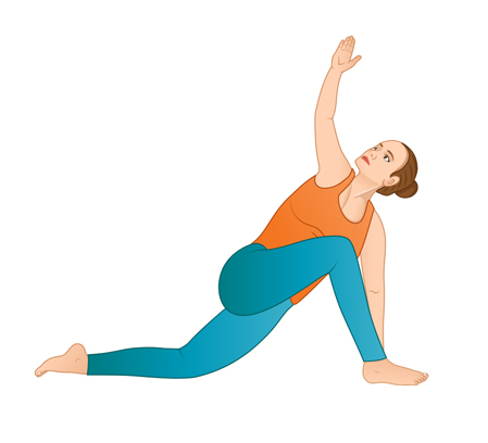Yoga Pose: Crescent Lunge with Prayer Hands | Pocket Yoga
