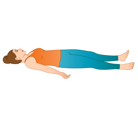 Savasana or corpse pose looks very simple, but it can be difficult for some.