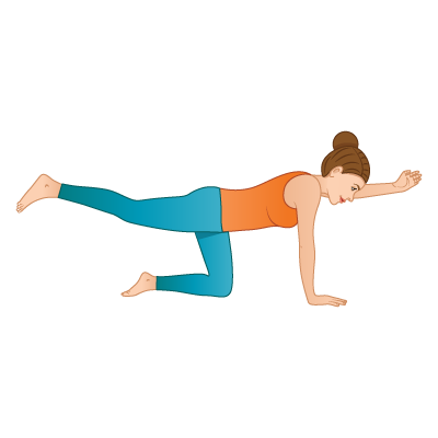 Beginner tips for Warrior 3 pose - Ekhart Yoga