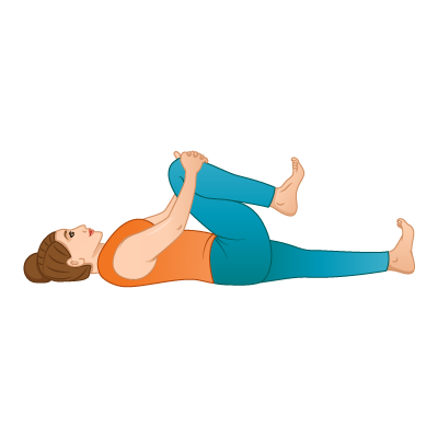 Yoga Pose: Knee to Chest Pose