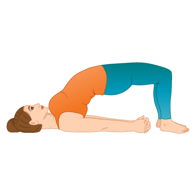 Yoga Pose: Bridge Pose | YogaClassPlan.com