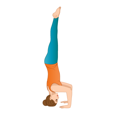 Yoga Pose: Tripod Headstand