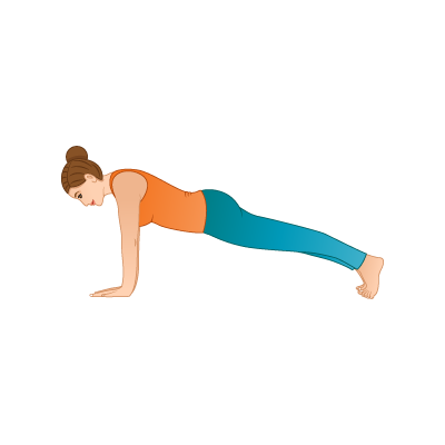 Yoga Pose: Upward Facing Plank Pose | YogaClassPlan.com