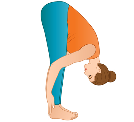 Yoga Pose: Standing Forward Bend | YogaClassPlan.com