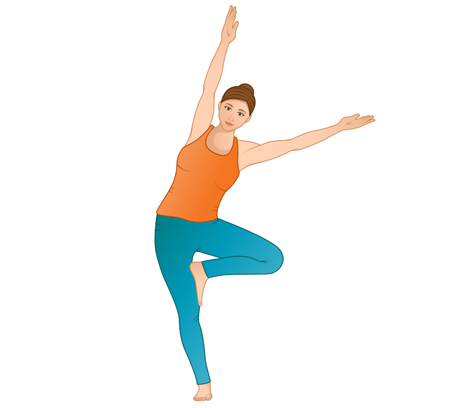 Yoga Pose: Bending Tree Pose