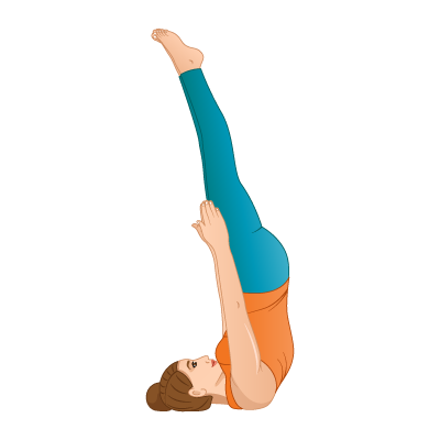 Yoga Pose: Unsupported Shoulderstand