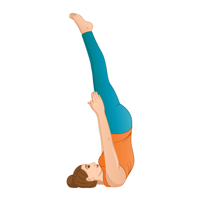 💜 Yoga Pose Challenge Day 18: Sarvangasana, Shoulder Stand