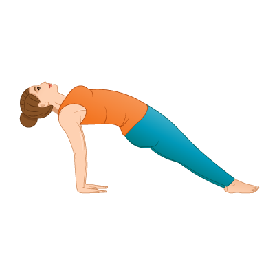 Yoga Pose: Reverse Plank Pose Variation